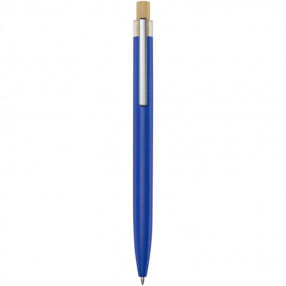 Nooshin balpen van gerecycled aluminium (blauwe inkt)