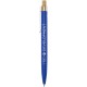 Nooshin balpen van gerecycled aluminium (blauwe inkt)