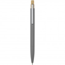 Nooshin balpen van gerecycled aluminium (blauwe inkt)