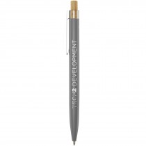 Nooshin balpen van gerecycled aluminium (blauwe inkt)