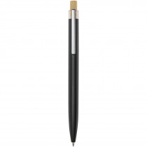 Nooshin balpen van gerecycled aluminium (blauwe inkt)