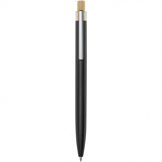 Nooshin balpen van gerecycled aluminium (blauwe inkt)