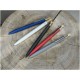 Nooshin balpen van gerecycled aluminium (blauwe inkt)