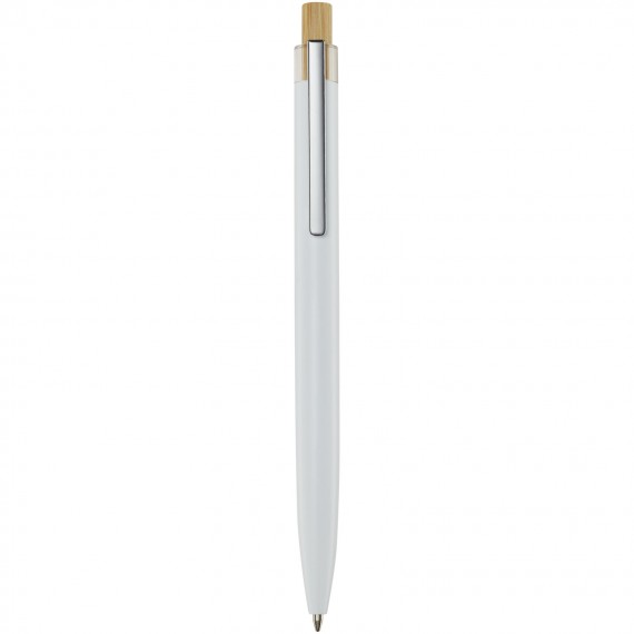 Nooshin balpen van gerecycled aluminium (zwarte inkt)