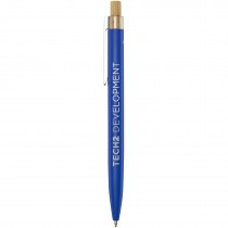 Nooshin balpen van gerecycled aluminium (zwarte inkt)