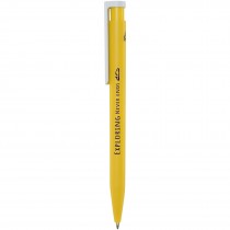 Unix balpen van gerecycled plastic (blauwe inkt)