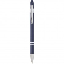 Kish balpen met zilveren afwerking (blauwe inkt)