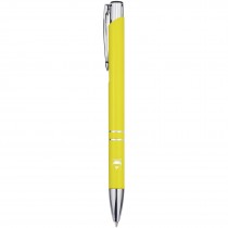 Moneta balpen van gerecycled aluminium (blauwe inkt)