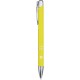 Moneta balpen van gerecycled aluminium (blauwe inkt)