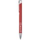 Moneta balpen van gerecycled aluminium (blauwe inkt)