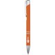 Moneta balpen van gerecycled aluminium (blauwe inkt)