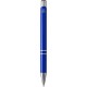 Moneta balpen van gerecycled aluminium (blauwe inkt)