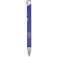 Moneta balpen van gerecycled aluminium (blauwe inkt)