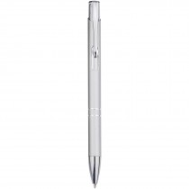 Moneta balpen van gerecycled aluminium (blauwe inkt)