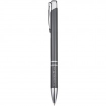 Moneta balpen van gerecycled aluminium (blauwe inkt)