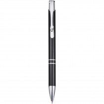 Moneta balpen van gerecycled aluminium (blauwe inkt)