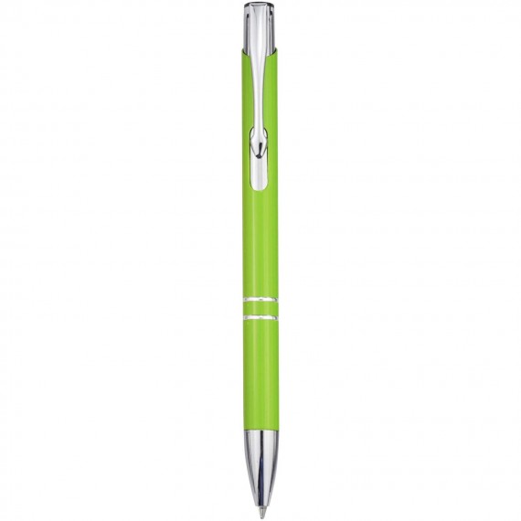 Moneta balpen van gerecycled aluminium (blauwe inkt)