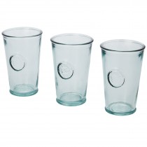 Copa driedelige set van 300 ml gerecycled glas