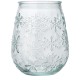 Faro theelichthouder van gerecycled glas