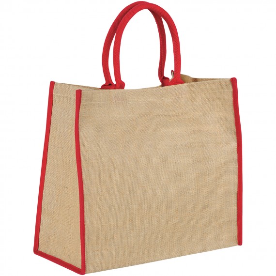 Harry jute draagtas met gekleurde accenten 25L