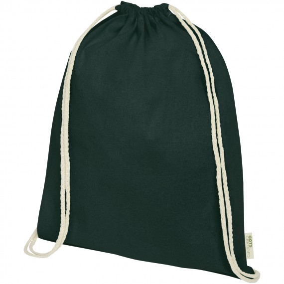 Orissa 100 g/m² biologisch katoenen rugzak met trekkoordsluiting 5L