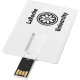 Slim creditcard-vormige USB 4GB