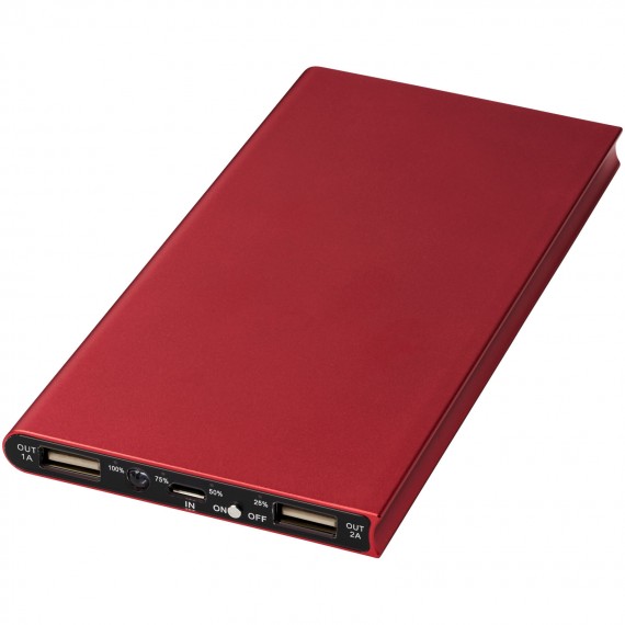 Plate 8000 mAh aluminium powerbank