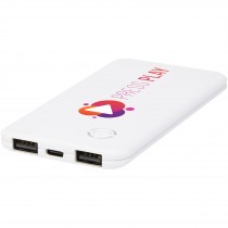 Slender slanke dubbele powerbank van 4000 mAh