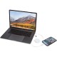 Citala 5-in-1 90 cm intrekbare datasynchronisatie- en 40 W snellaadkabel van gerecycled plastic