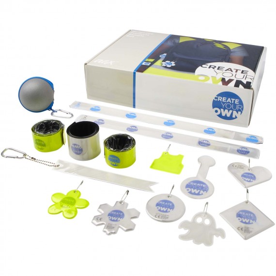 Sample box met reflecterende producten