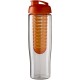 H2O Active® Tempo 700 ml sportfles en infuser met flipcapdeksel
