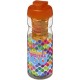 H2O Active® Base 650 ml sportfles en infuser met flipcapdeksel