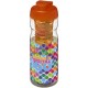 H2O Active® Base 650 ml sportfles en infuser met flipcapdeksel