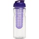 H2O Active® Base 650 ml sportfles en infuser met flipcapdeksel