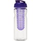 H2O Active® Base 650 ml sportfles en infuser met flipcapdeksel