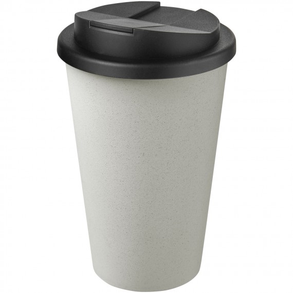 Americano® Eco 350 ml gerecyclede beker met spill-proof deksel