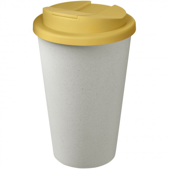 Americano® Eco 350 ml gerecyclede beker met spill-proof deksel