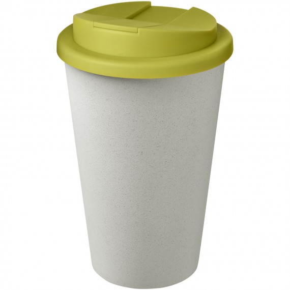 Americano® Eco 350 ml gerecyclede beker met spill-proof deksel