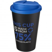 Americano® Eco 350 ml gerecyclede beker met spill-proof deksel