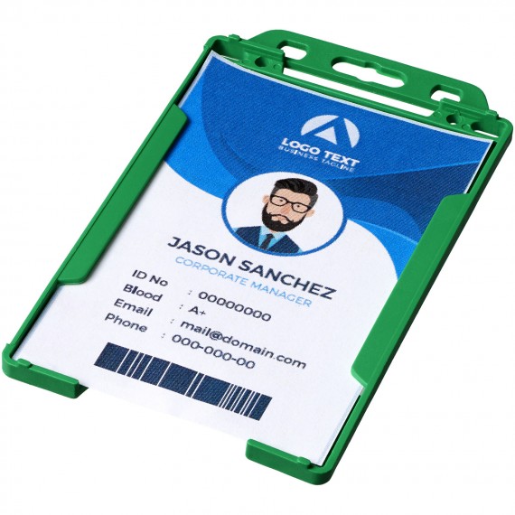 Pierre plastic badgehouder