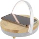Prixton 4-in-1 Bluetooth®-speaker van 10 W met ledverlichting en draadloos oplaadstation