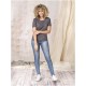 Azurite dames T-shirt met korte mouwen biologisch textiel
