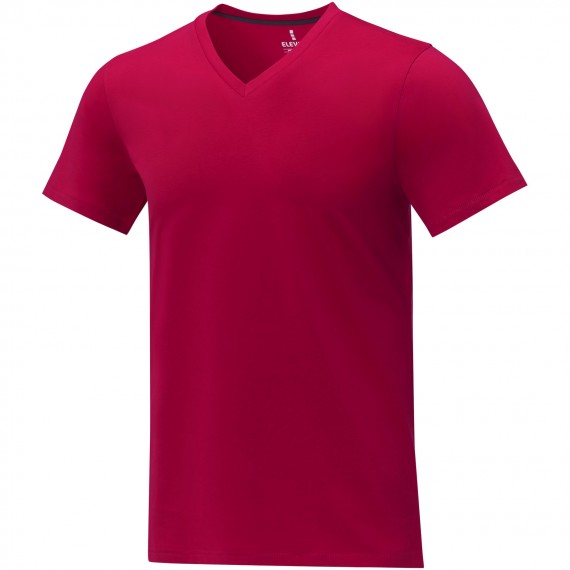 Somoto Heren T-shirt met V-hals en korte mouwen 
