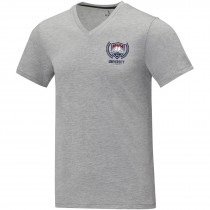 Somoto Heren T-shirt met V-hals en korte mouwen 