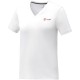 Somoto Dames T-shirt met V-hals en korte mouwen  