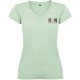 Victoria damesshirt met V-hals en korte mouwen
